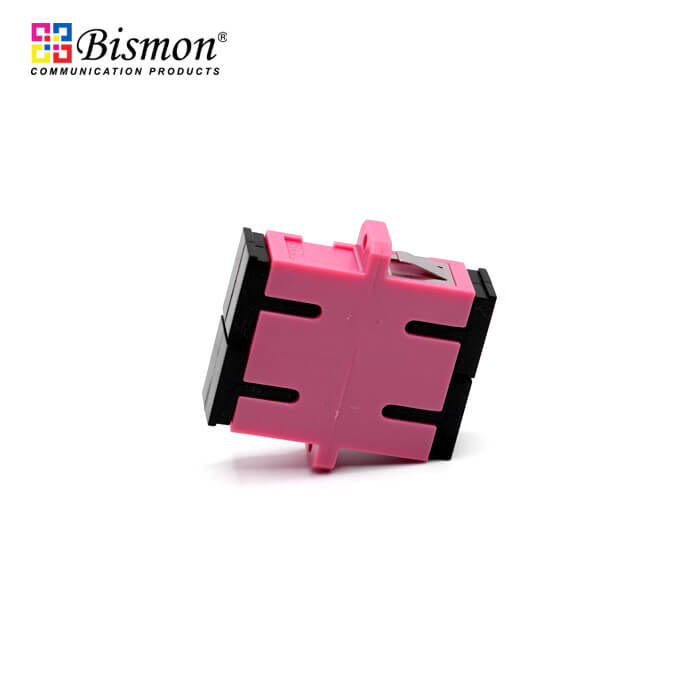 SC Adapter Duplex Multi-mode OM4 Speed 10GB, Magenta color